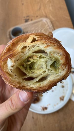 Inside of a cruffin   at Saint-Jean in Amsterdam