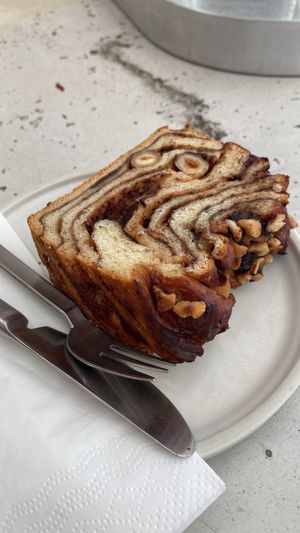 Chocolate hazelnut babka  at Saint-Jean in Amsterdam