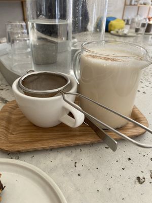 Chai soy latte  at Saint-Jean in Amsterdam