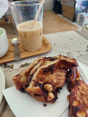 Chocolate hazelnut babka at Saint-Jean in Amsterdam