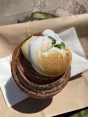 lemon meringue cruffin  at Saint-Jean in Amsterdam