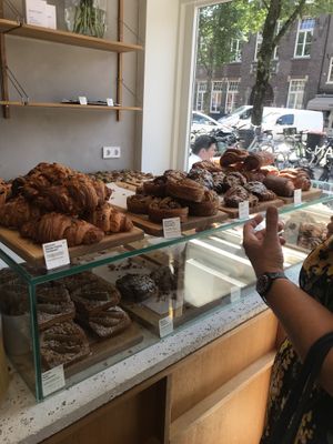 Selection of pastries   at Saint-Jean in Amsterdam