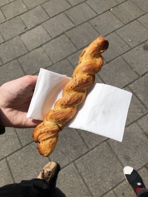 rosemary & sea salt pastry  at Saint-Jean in Amsterdam