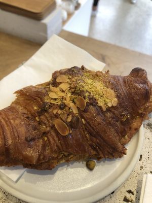 almond croissant  at Saint-Jean in Amsterdam