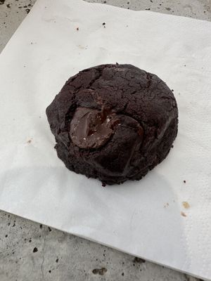 Double chocolate chip cookie - the best part!   at Saint-Jean in Amsterdam