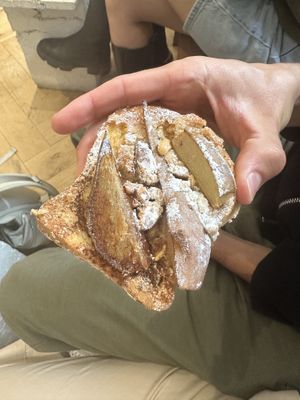 Pear and hazelnut slice - super delicious!!  at Saint-Jean in Amsterdam