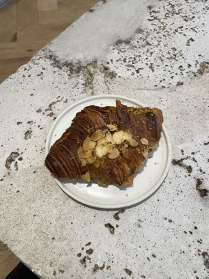 Almond and Pistachio Croissant  at Saint-Jean in Amsterdam