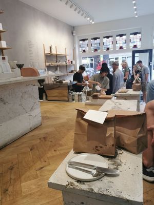 Small and cozy and we'll organised at Saint-Jean in Amsterdam