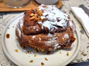Stuffed pain au chocolat at Saint-Jean in Amsterdam