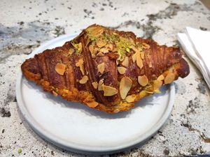 Stuffed croissant at Saint-Jean in Amsterdam