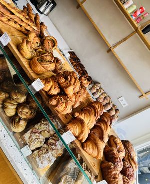 Nice selection of pastries   at Saint-Jean in Amsterdam