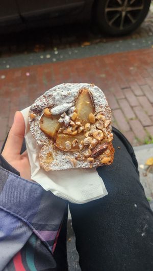 Cake/sweet bread with nuts and pears at Saint-Jean in Amsterdam