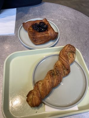 Danish , rosemary twist  at Saint-Jean in Amsterdam