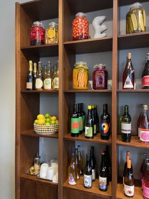 Vegan wines for salee  at Saint-Jean in Amsterdam