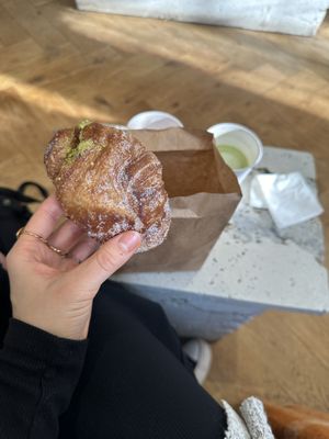 Pistachio Cruffin   at Saint-Jean in Amsterdam