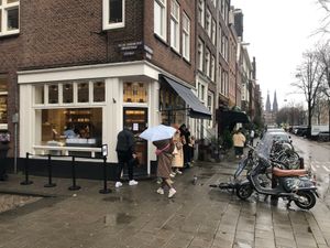 The outside in the rain. at Saint-Jean in Amsterdam