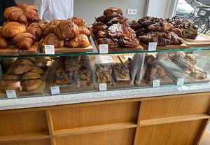 pastry display  at Saint-Jean in Amsterdam