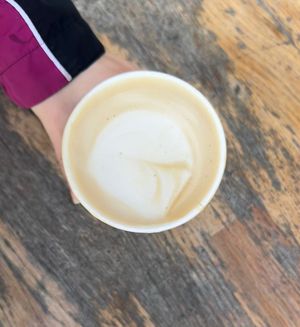 oat milk latte  at Saint-Jean in Amsterdam