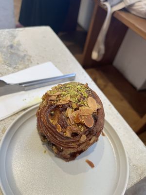 Blueberry pistachio cronut   at Saint-Jean in Amsterdam