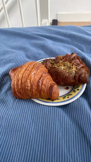 Classic croissant and cruffin  at Saint-Jean in Amsterdam