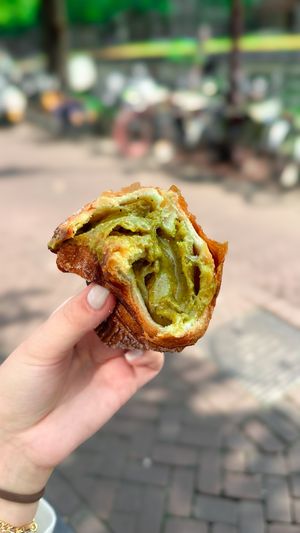 Pistachio Cruffin   at Saint-Jean in Amsterdam
