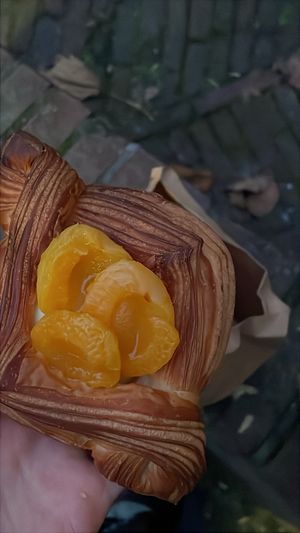 vanilla and apricots danish   at Saint-Jean in Amsterdam