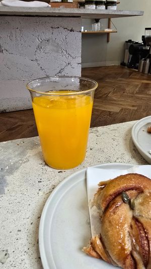 Orange juice at Saint-Jean in Amsterdam