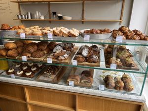 Sweet pastry selection  at Saint-Jean in Amsterdam
