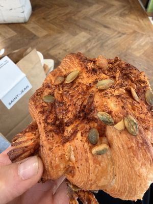Spicy Cheese Crossiant  at Saint-Jean in Amsterdam