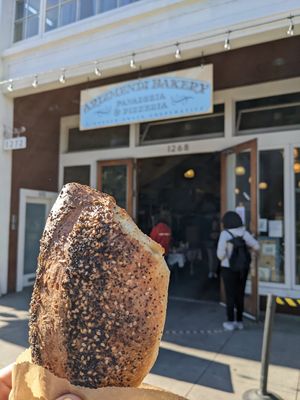 Seeded bread at Arizmendi Bakery and Pizzeria - Valencia in San Francisco