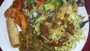 vegan lunch buffet. ♡ at Cholan in Mississauga