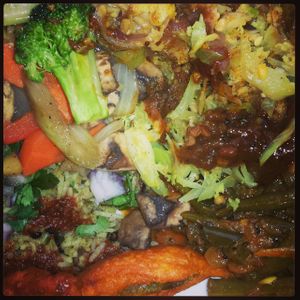 vegan lunch buffet. ♡ at Cholan in Mississauga