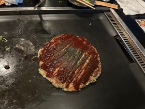 Negiyaki… tasted like the okonomiyaki with bbq sauce  at Gion Tanto - 祇園たんと in Kyoto