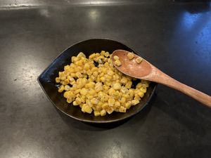 Corn, what’s not to love  at Gion Tanto - 祇園たんと in Kyoto