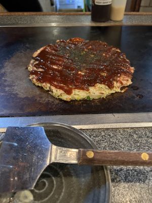 Okonomiyaki vegan  at Gion Tanto - 祇園たんと in Kyoto