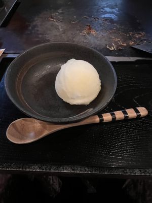 Lemon sorbet   at Gion Tanto - 祇園たんと in Kyoto