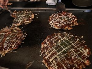 Vegan okonomiyaki  at Gion Tanto - 祇園たんと in Kyoto