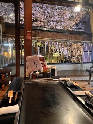 View from seats  at Gion Tanto - 祇園たんと in Kyoto