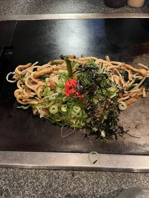 fried udon  at Gion Tanto - 祇園たんと in Kyoto