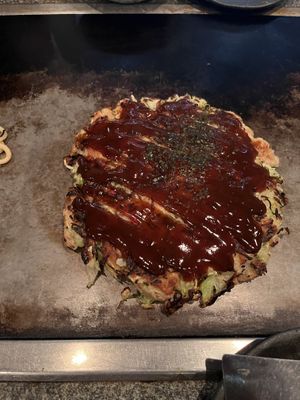 Soy meat okinomiyaki   at Gion Tanto - 祇園たんと in Kyoto