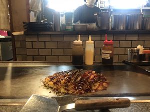 Vegan okinomiyaki   at Gion Tanto - 祇園たんと in Kyoto