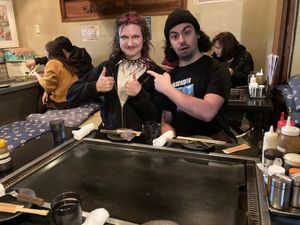 Sick hot plate for the sizzle sizzle  at Gion Tanto - 祇園たんと in Kyoto