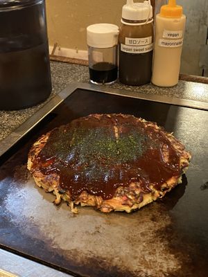 okonomyaki   at Gion Tanto - 祇園たんと in Kyoto