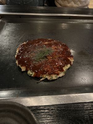 Vegan okonomiyaki  at Gion Tanto - 祇園たんと in Kyoto