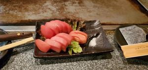 Chilled tomato at Gion Tanto - 祇園たんと in Kyoto