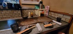 Hot grill in front of you! at Gion Tanto - 祇園たんと in Kyoto