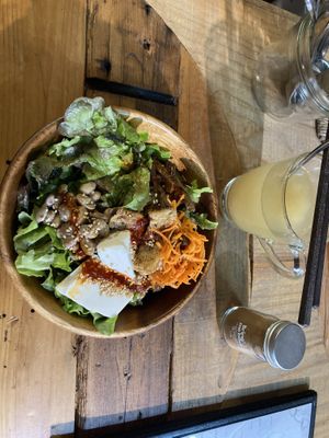 Protein Buddha Bowl & Spiced Lemonade   at Totoya Zero Waste Market - 斗々屋 in Kyoto