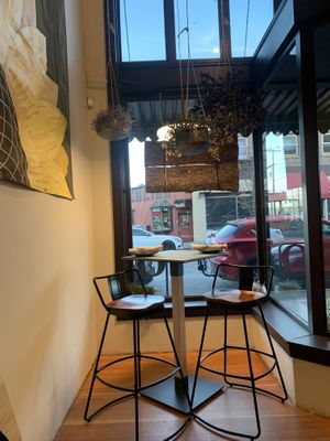 Table by the window at Terra Kitchen in Redmond