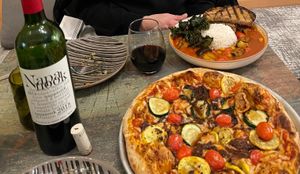 Persian Stew & Sweet & Spicy Pizza at Terra Kitchen in Redmond