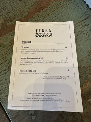 Dessert   at Terra Kitchen in Redmond